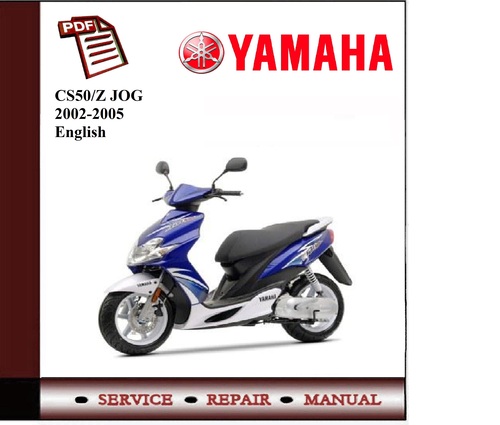 Product picture Yamaha CS50/Z JOG 2002-2005 Workshop Service Manual 