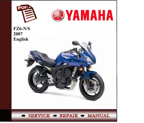 Product picture Yamaha FZ6-N/S 2007 Workshop Service Manual 