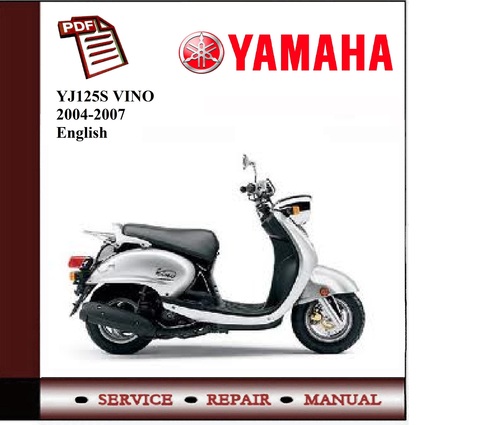 Product picture Yamaha YJ 125S VINO 2004-2007 Workshop Service Manual 