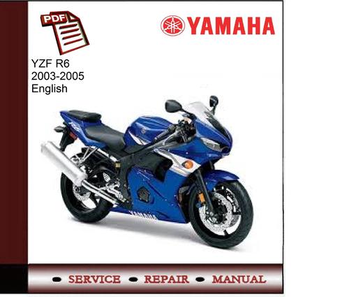 Product picture Yamaha YZF R6 03-05 Workshop Service Manual 