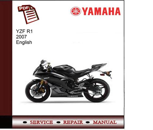 Product picture Yamaha YZF R1 2007 Workshop Service Manual