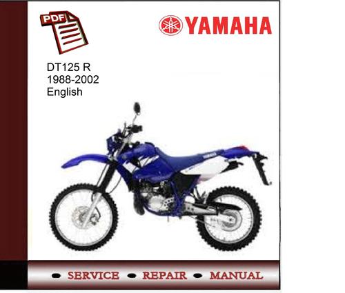 Product picture Yamaha DR125 R 88-02 Workshop Service Manual