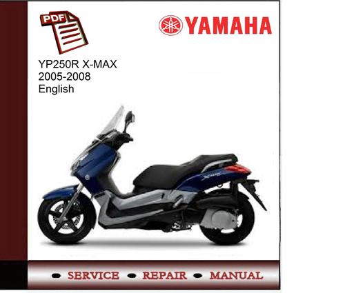 Product picture Yamaha YP250R X Max 2005-2008 Workshop Service Manual 