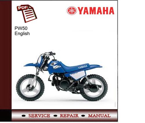 Product picture Yamaha PW50 Workshop Service Manual