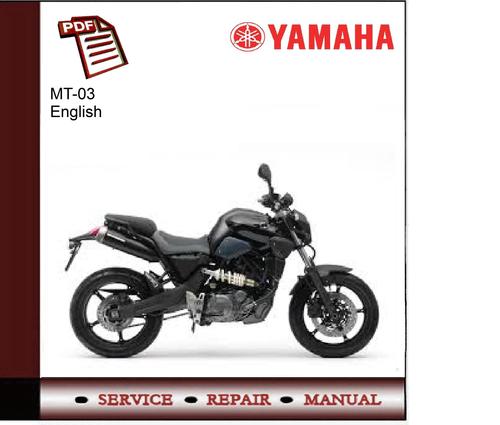 Product picture Yamaha MT-03 Workshop Service Manual 