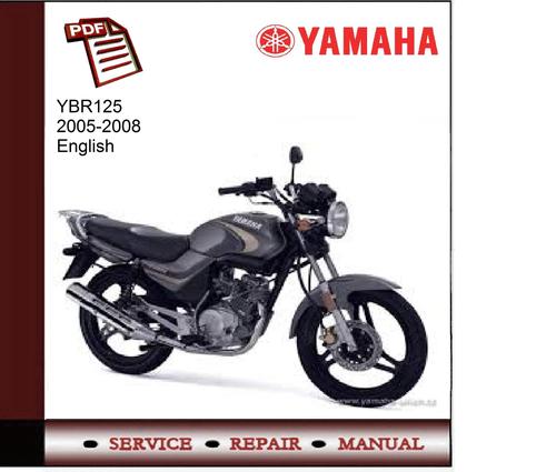 Product picture Yamaha YBR125 2005-2008 Workshop Service Manual 