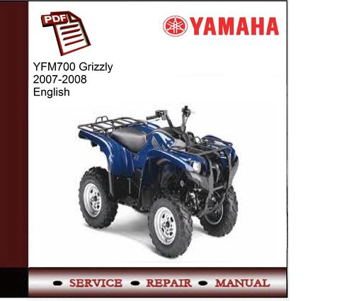 Product picture Yamaha YFM700 Grizzly 2007-2008 Service Manual 