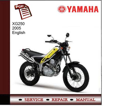 Product picture Yamaha XG250 2005 Service Manual 