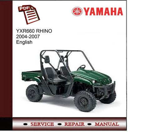 Product picture Yamaha YXR660 RHINO 2004-2007 Service Manual 