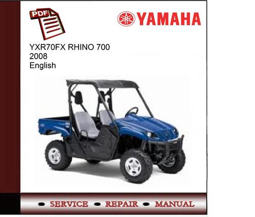 Product picture Yamaha YXR70FX RHINO 700 2008 Service Manual 