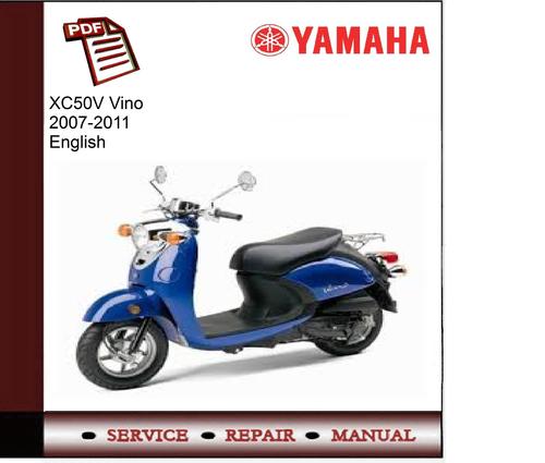 Product picture Yamaha XC50V Vino 2007-2011 Service Manual
