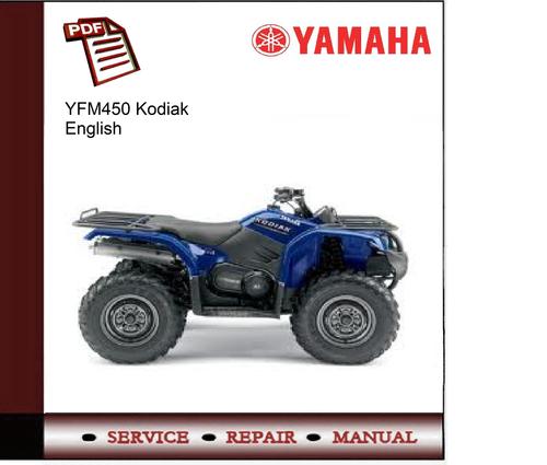 Product picture Yamaha YFM450 Kodiak Service Manual
