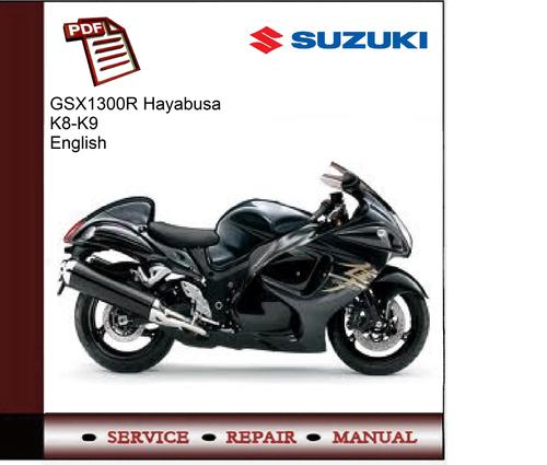 Product picture Suzuki GSX1300R Hayabusa K8-K9 Service Manual 