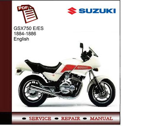 Product picture Suzuki GSX 750E/ES 84-86 Service Manual