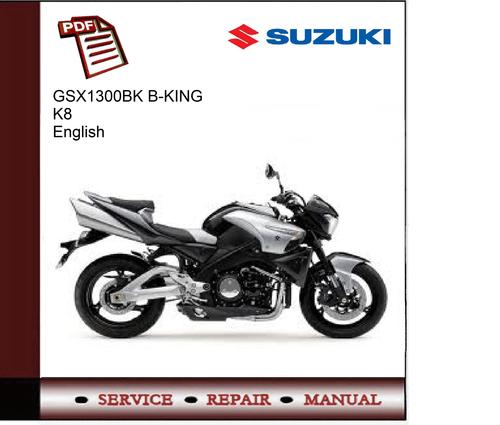 Product picture Suzuki GSX1300BK B-KING K8 Service Manual 