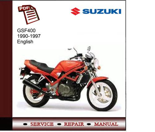 Product picture Suzuki GSF400 1990-1997 Service Manual