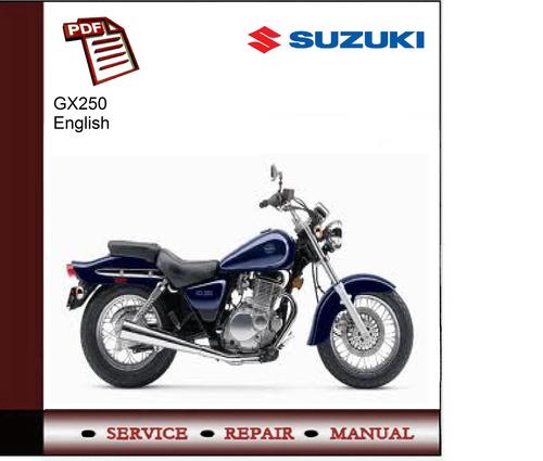 Product picture Suzuki GZ250 Service Manual 