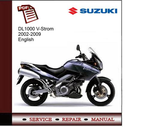 Product picture Suzuki DL1000 V-Strom 2002-2009 Service Manual 