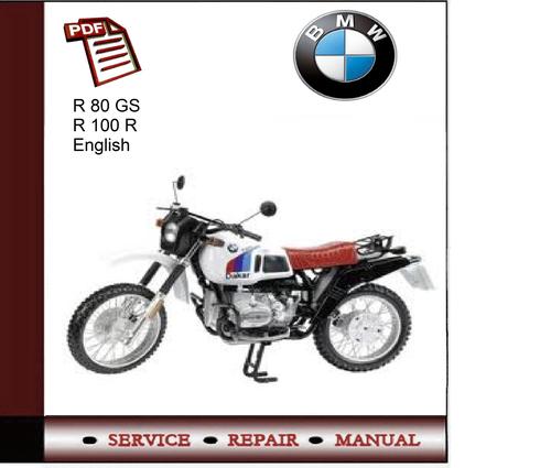 Product picture BMW R 80 GS - R 100 R Service Manual