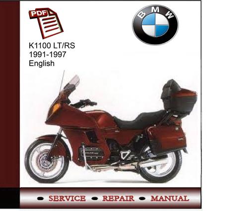 Product picture BMW K1100 LT RS 91-97 Service Manual