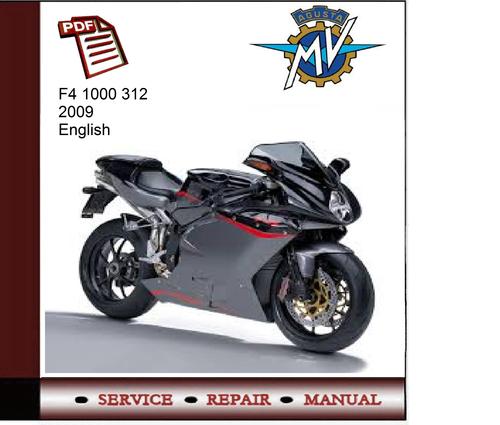 Product picture agusta F4 1000 312 2009 Service Manual