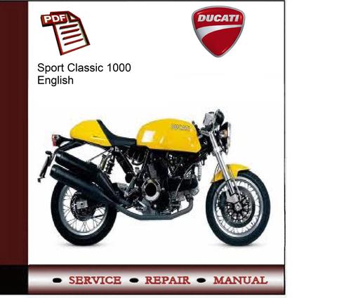 Product picture Ducati Classic 1000 Service Manual