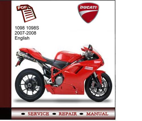 Product picture Ducati 1098 / 1098S 2007-2008 Service Manual 