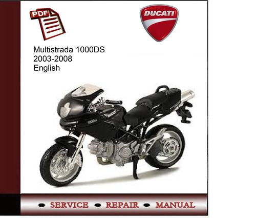 Product picture Ducati Multistrada 1000DS 2003-2008 Service Manual 