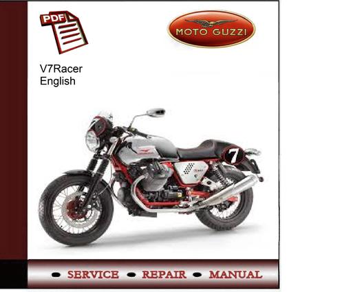 Product picture Moto Guzzi V7Racer Service Manual 