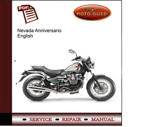 Product picture Moto Guzzi Nevada Anniversario Service Manual 