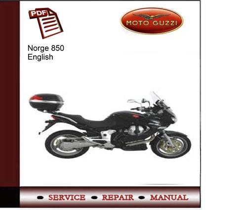 Product picture Moto Guzzi Norge 850 Service Manual