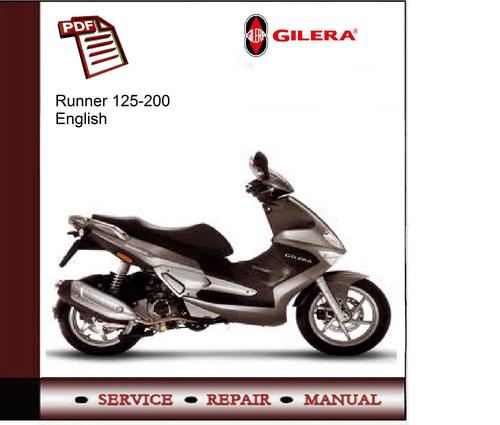 Product picture Gilera Runner 125-200 Service Manual
