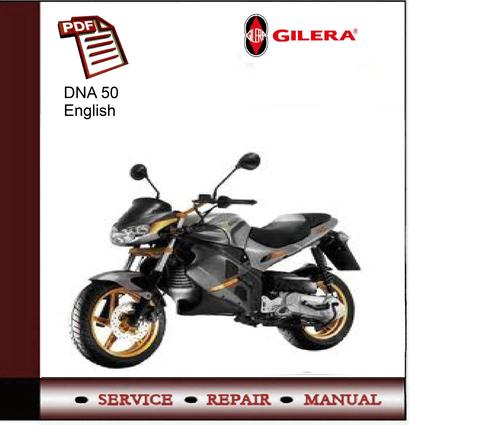 Product picture Gilera DNA 50 Service Manual