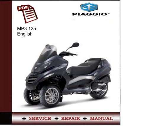 Product picture Piaggio MP3 125  Service Manual