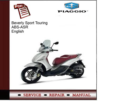 Product picture Piaggio Beverly Sport Touring ABS - ASR Service Manual