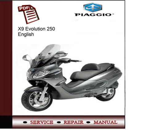 Product picture Piaggio X9 Evolution 250 Service Manual