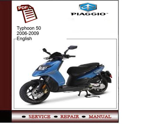 Product picture Piaggio Typhoon 50 2006-2009 Service Manual 