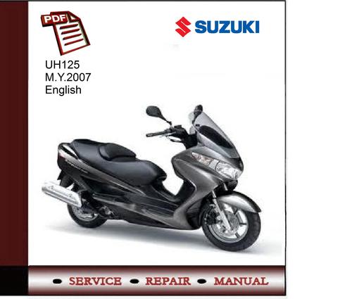 Product picture Suzuki UH125 M.Y.2007 Service Manual