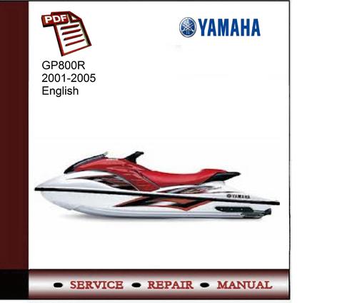 Product picture Yamaha GP800R 2001-2005 Service Manual