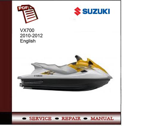 Product picture Yamaha VX700 2010-2012 Service Manual
