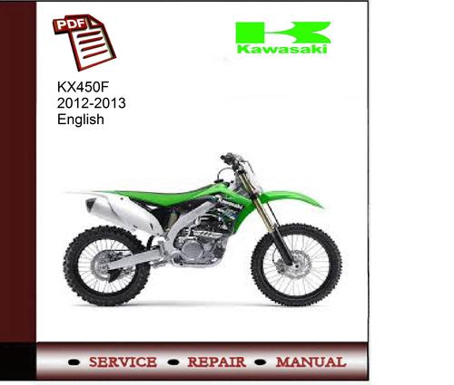 Product picture Kawasaki KX450F 2012-2013 Service Manual