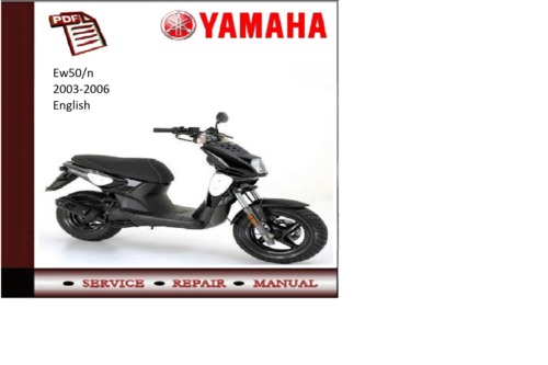 Product picture Yamaha ew50/n 03-06 workshop Service repair Manual