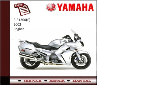 Product picture Yamaha fjr1300(p) 2002 workshop Service repair Manual