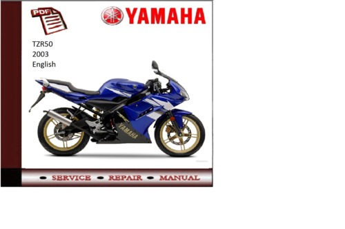 Product picture Yamaha tzr50 2003 workshop Service repair Manual
