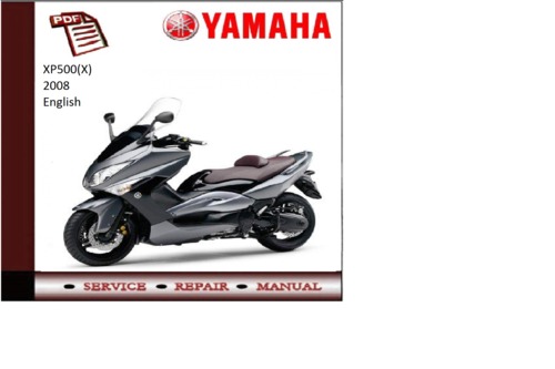 Product picture Yamaha xp500(X) 2008 workshop Service repair Manual 