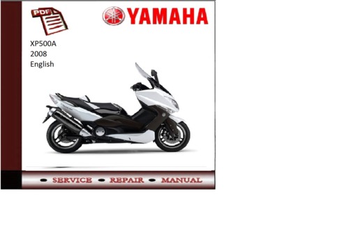 Product picture Yamaha xp500a 2008 workshop Service repair Manual