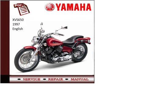 Product picture Yamaha xvs650 1997 supplementary Service repair Manual 