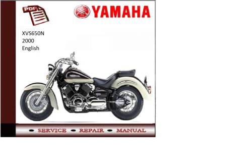 Product picture Yamaha xvs650n 2000 supplementary Service repair Manual