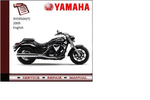 Product picture Yamaha xvs950a(y) 2009 workshop Service repair Manual