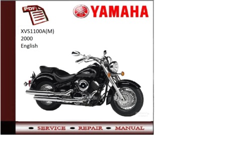 Product picture Yamaha xvs1100a(m) 2000 supplementary Service repair Manual 